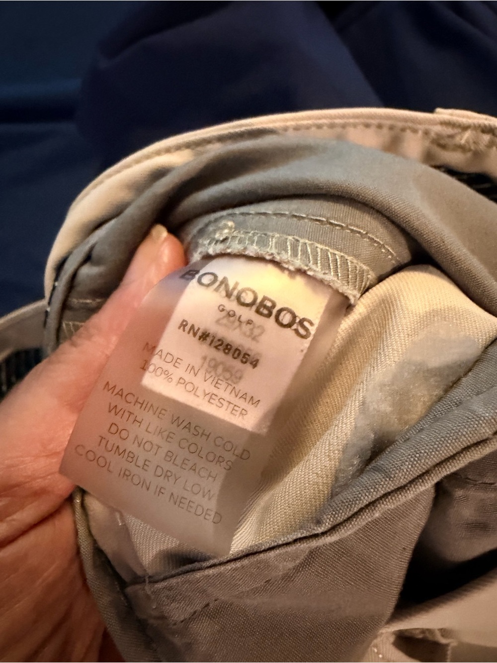 Bonobos Slim Straight Chinos in Beige - Picture 3 of 4